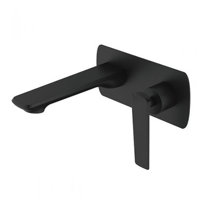 DARKNIGHT WALL MOUNT MIXER/SPOUT BLACK