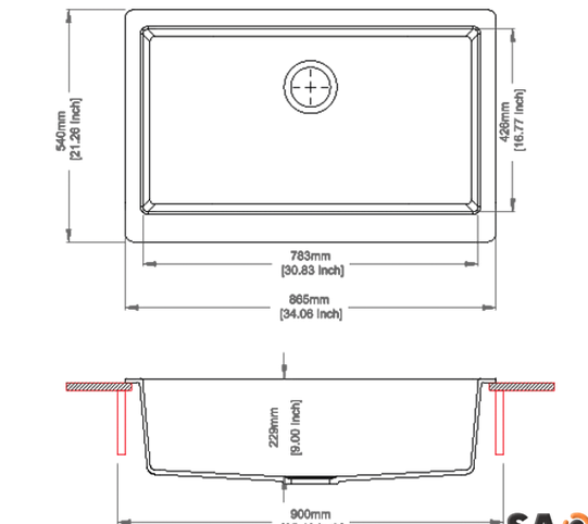 BLACK BUTLER SINK – Zarah Construction Online