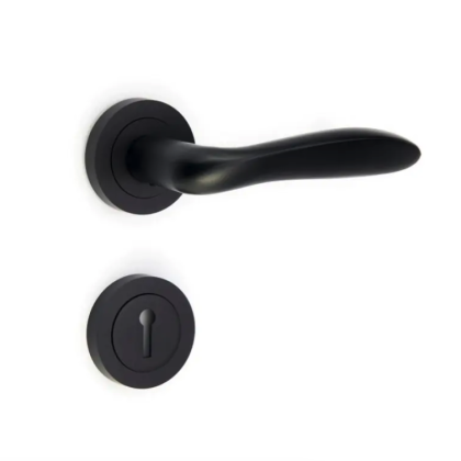 OLDHAM BLACK DOOR HANDLE HEAVY DUTY